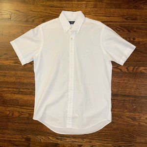 Men's Ralph Lauren Polo White Seersucker